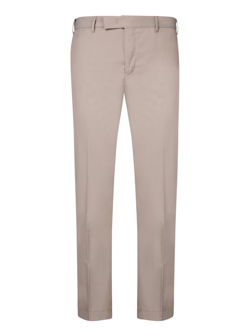 Pt Torino Tailored Trousers In Neutrals