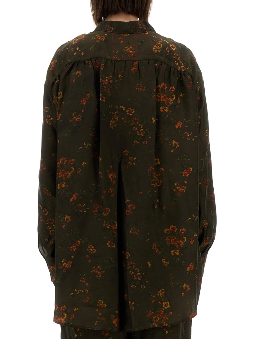 Shop Uma Wang "tyesha" Shirt In Green