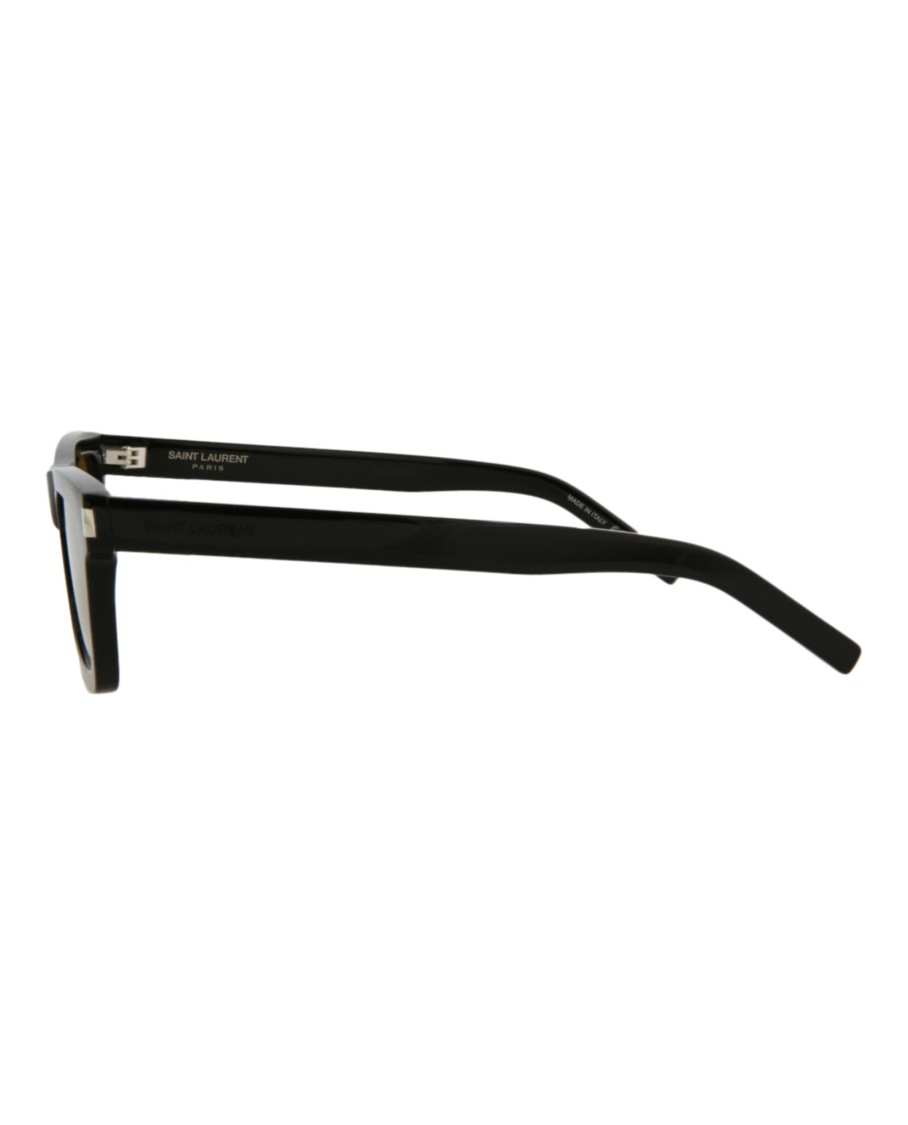 Saint Laurent Square-frame Acetate Sunglasses With Saddle Nose Bridge In Yellow