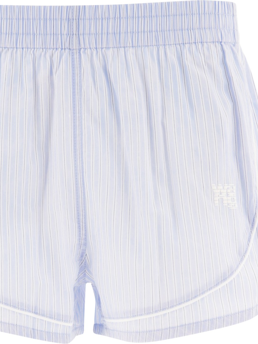 Alexander Wang Relaxed Fit Sport Shorts In White