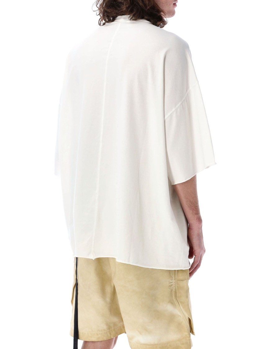 Shop Rick Owens Drkshdw Drkshdw By Rick Owens Pentagram Print Oversized T-shirt In White
