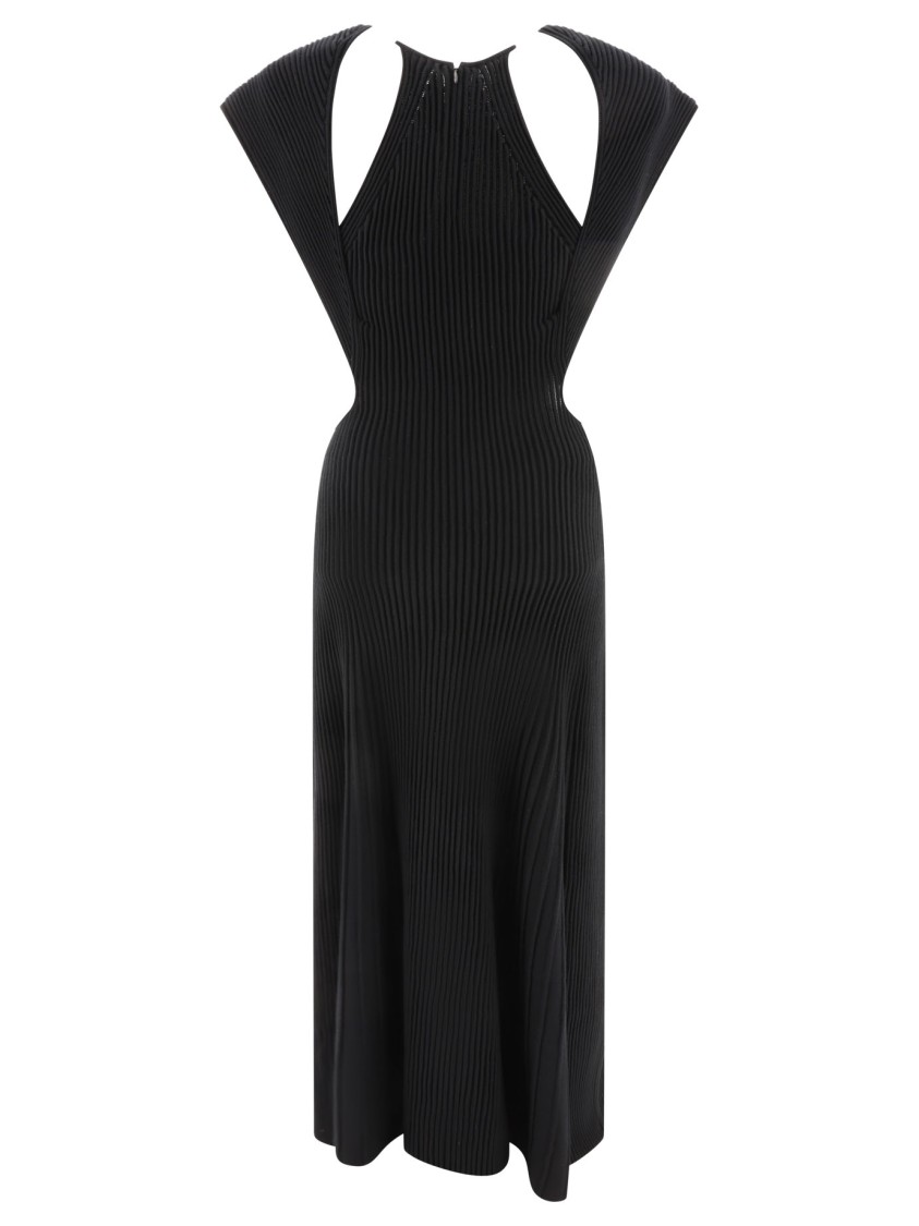 Chloé Abito Maxi Con Dettagli Cut-out In Black