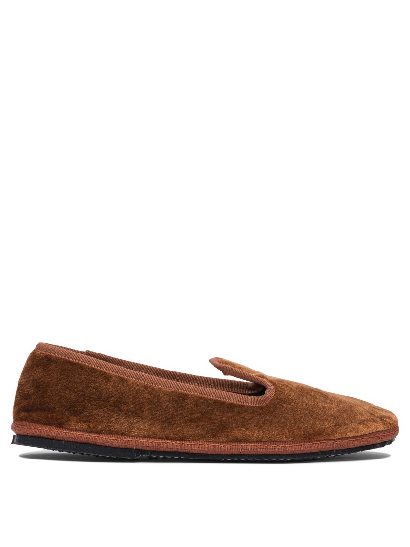 Sentier Di Segantin Roberta Plush Brown Loafers In Brown