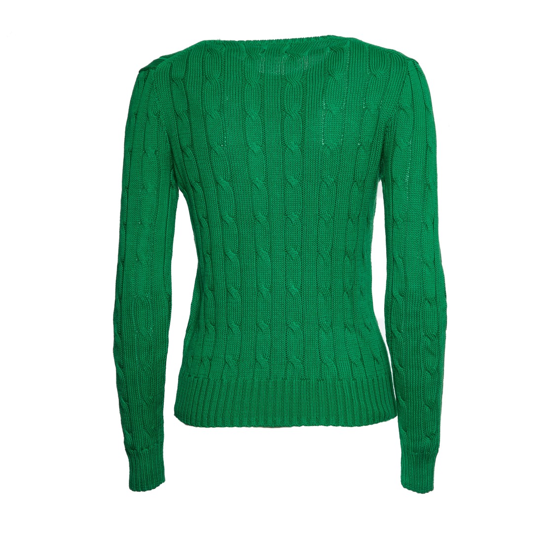 Polo Ralph Lauren Cable Knit Pullover With Contrasting Embroidered Logo