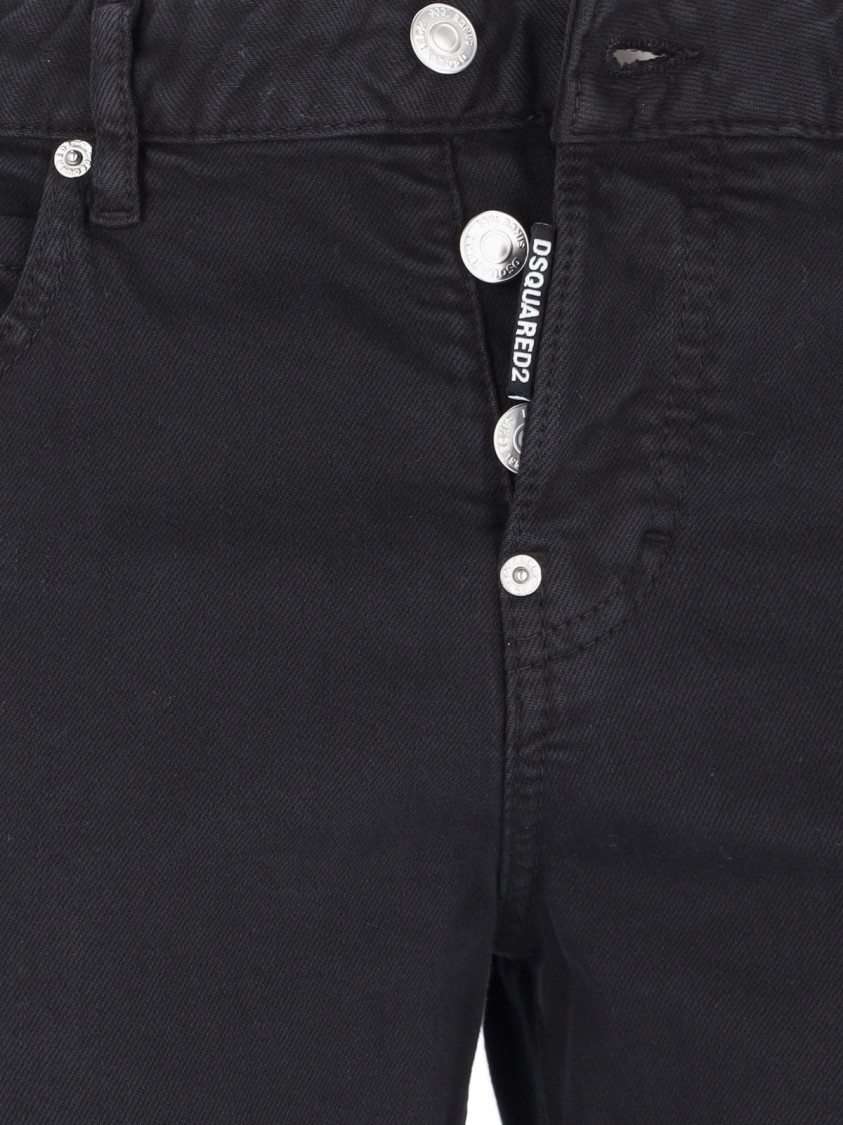 Dsquared2 Vaqueros Rectos - Negro In Black