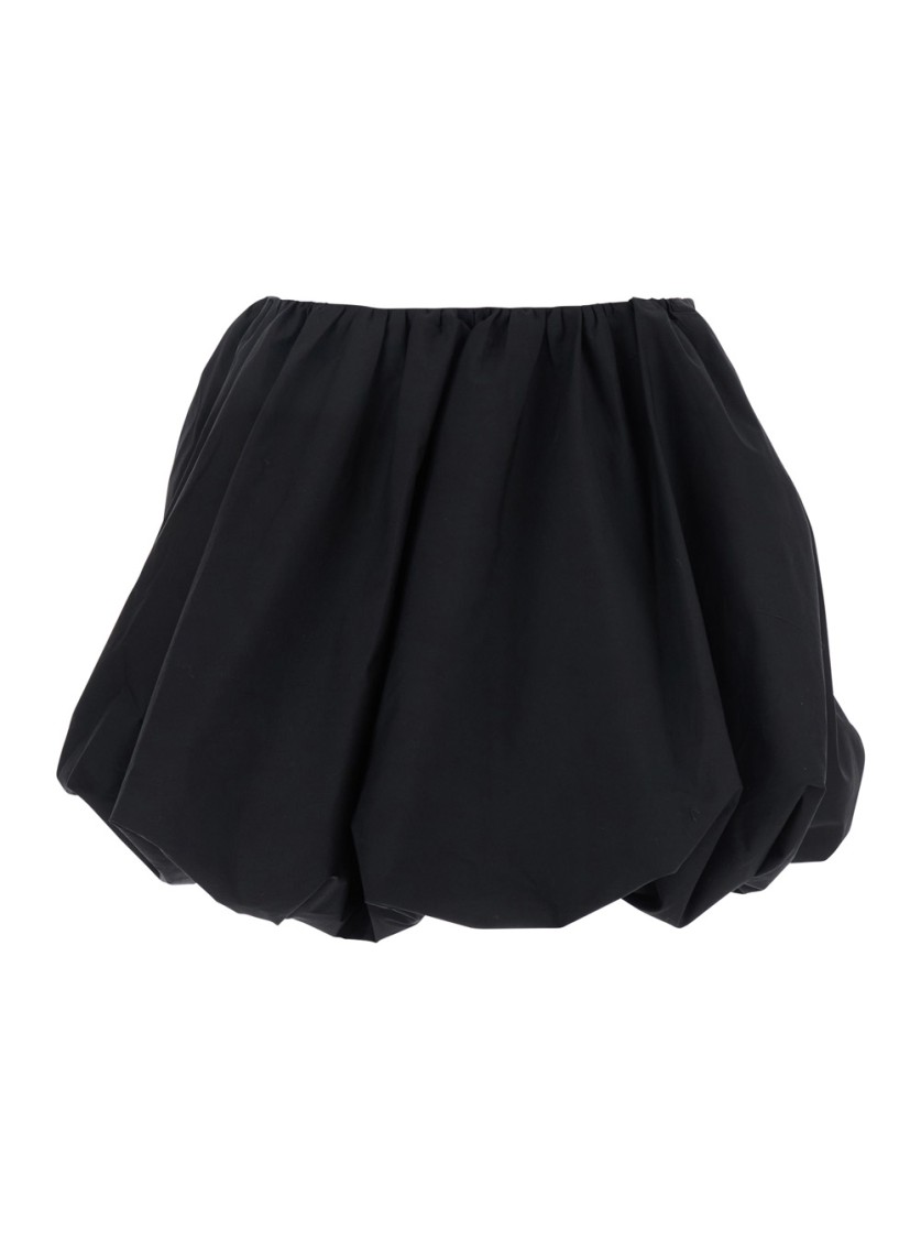 ROTATE BIRGER CHRISTENSEN ROTATE BLACK BALLOON MINISKIRT