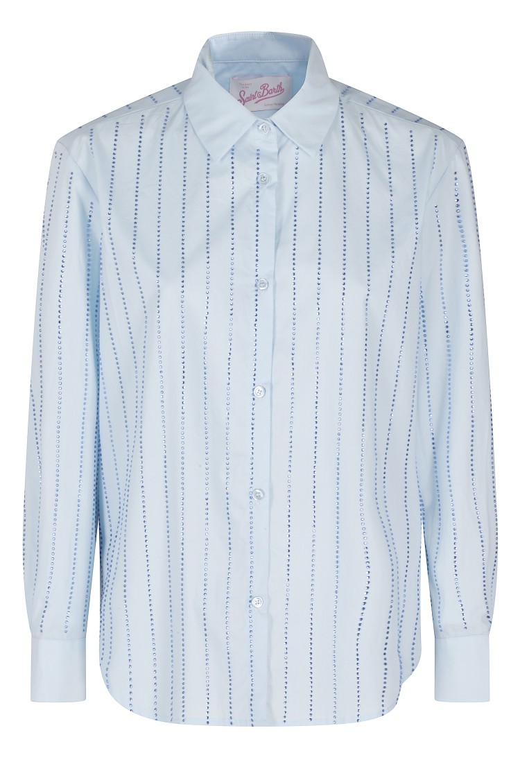 MC2 SAINT BARTH MC2 SAINT BARTH LONG-SLEEVED POPLIN SHIRT