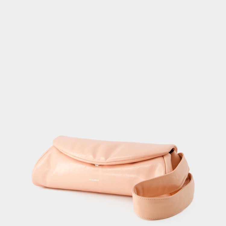 トートバッグ Jil Sander Cannolo Grande Padded Hobo Bag - Leather - Peach Cannolo Grande Padded Hobo Bag - Jil Sander - Leather