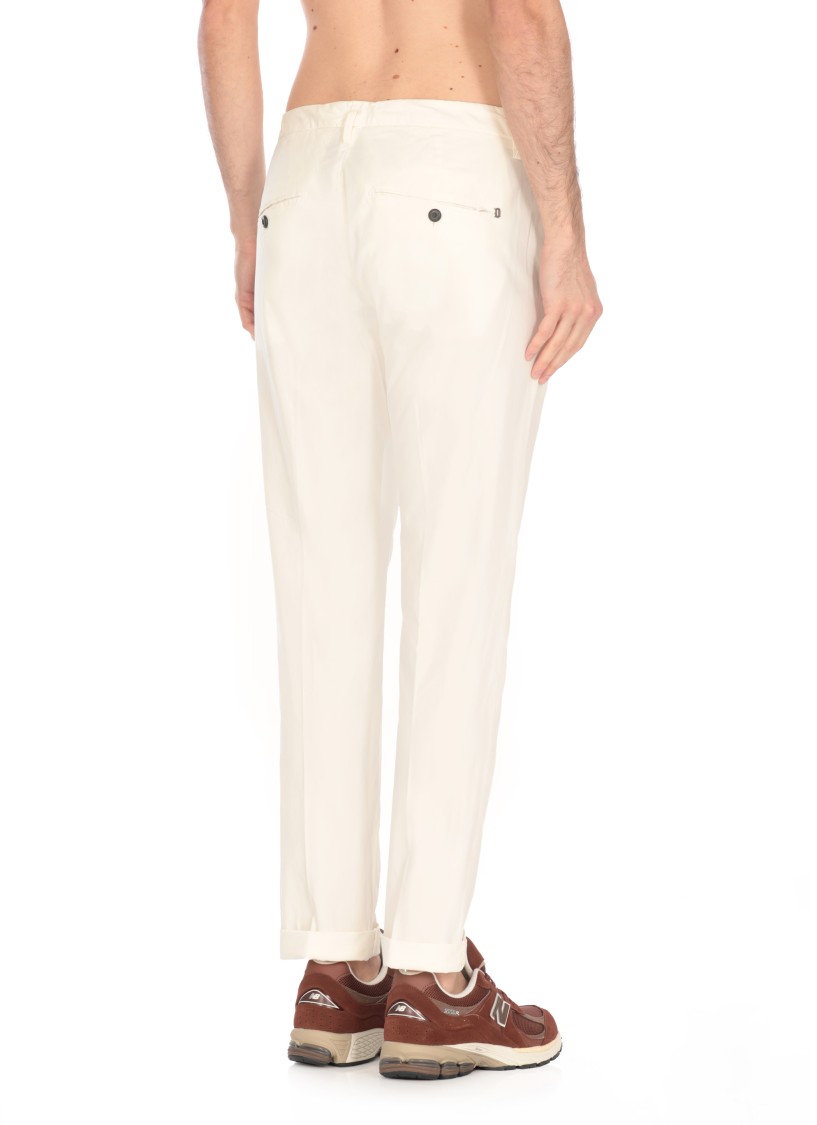 Dondup Gaubert Trousers In White