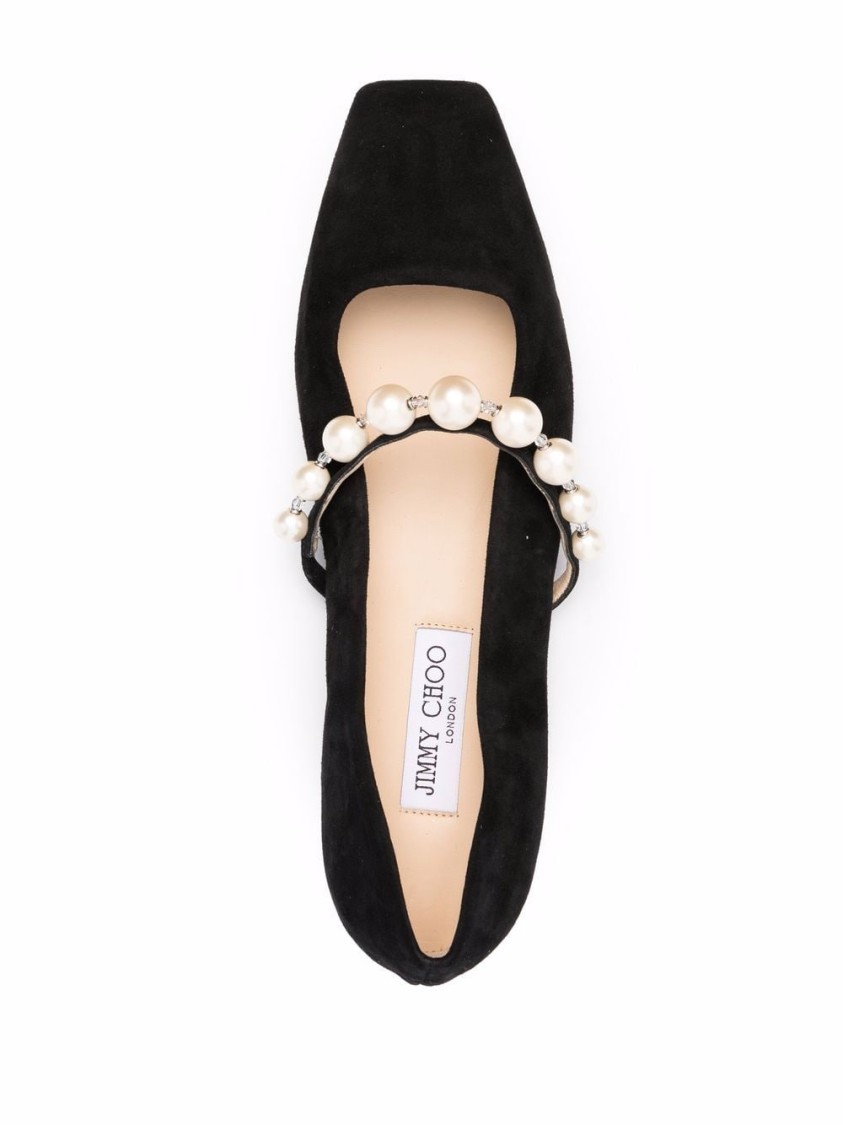 Shop Jimmy Choo Flat Shoes With Pointed Toe In Black