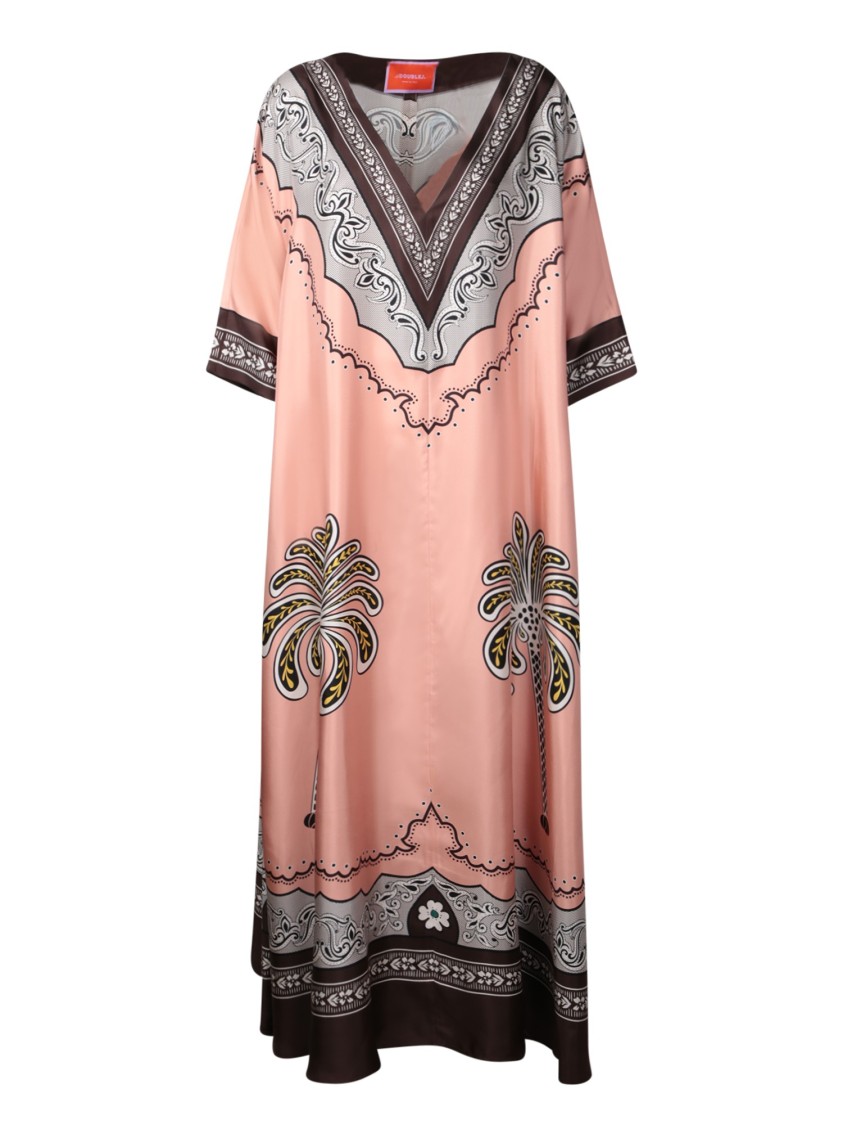 La Doublej La Double J Lavish Silk Dress With Flowing Silhouette