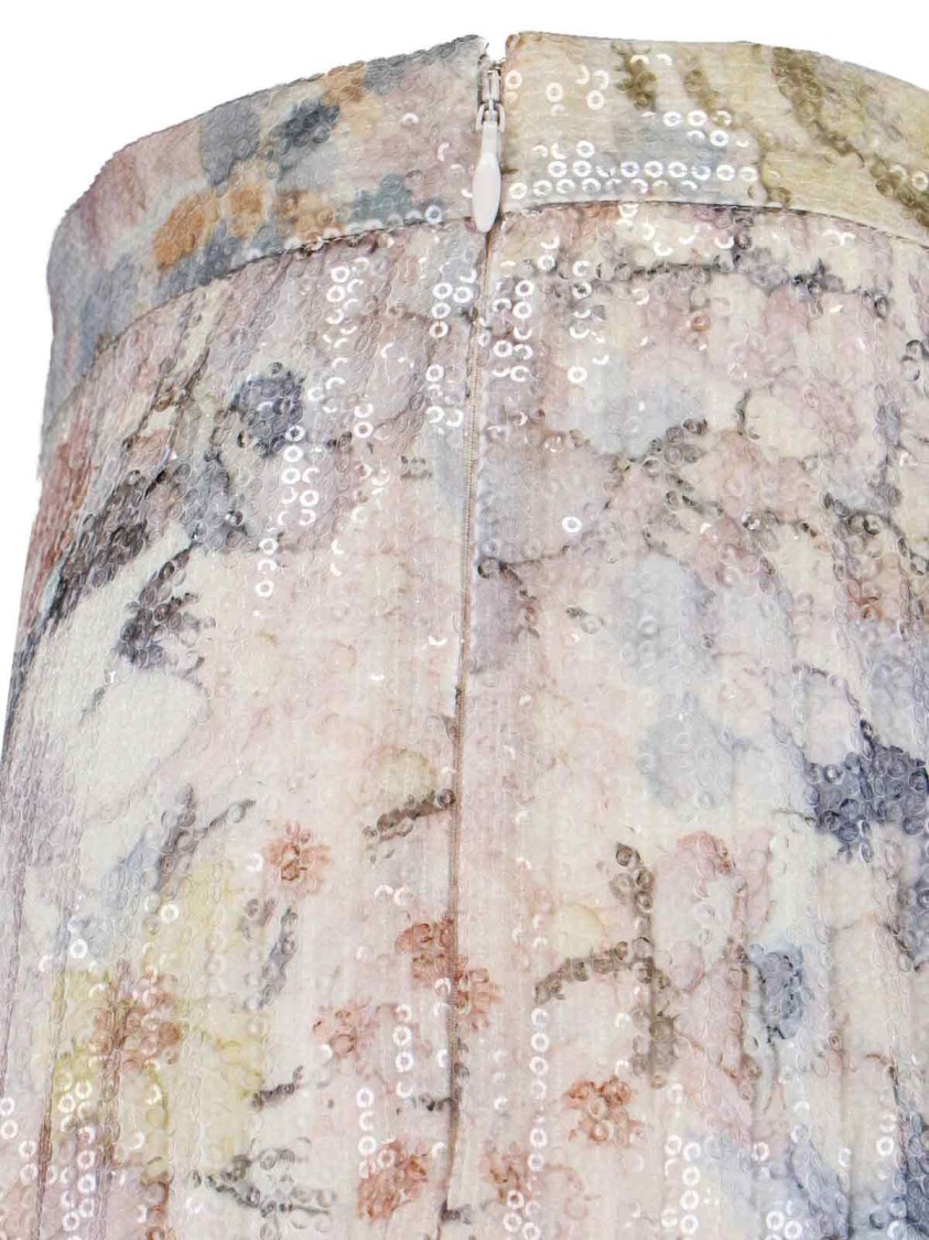 Golden Goose Maxi Pleated Skirt In Multi