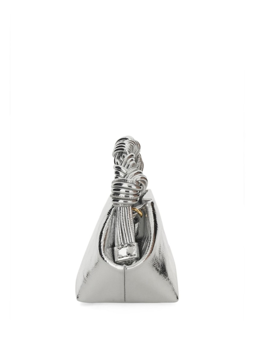Ganni Mini Bou Metallic Top Handle Bag