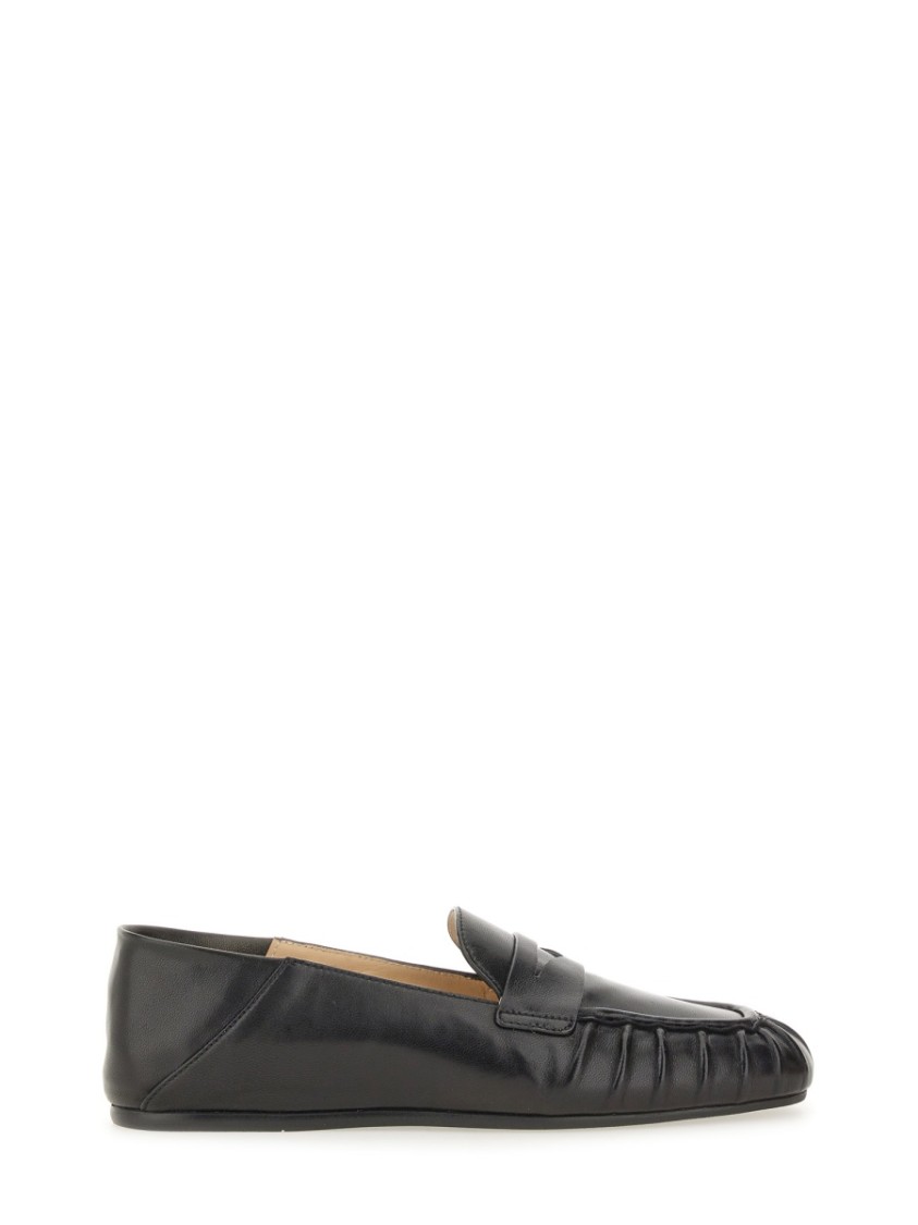 Stuart Weitzman "brooks" Moccasin In Black