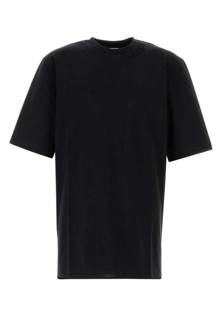 Marni Black Crewneck Cotton T-shirt