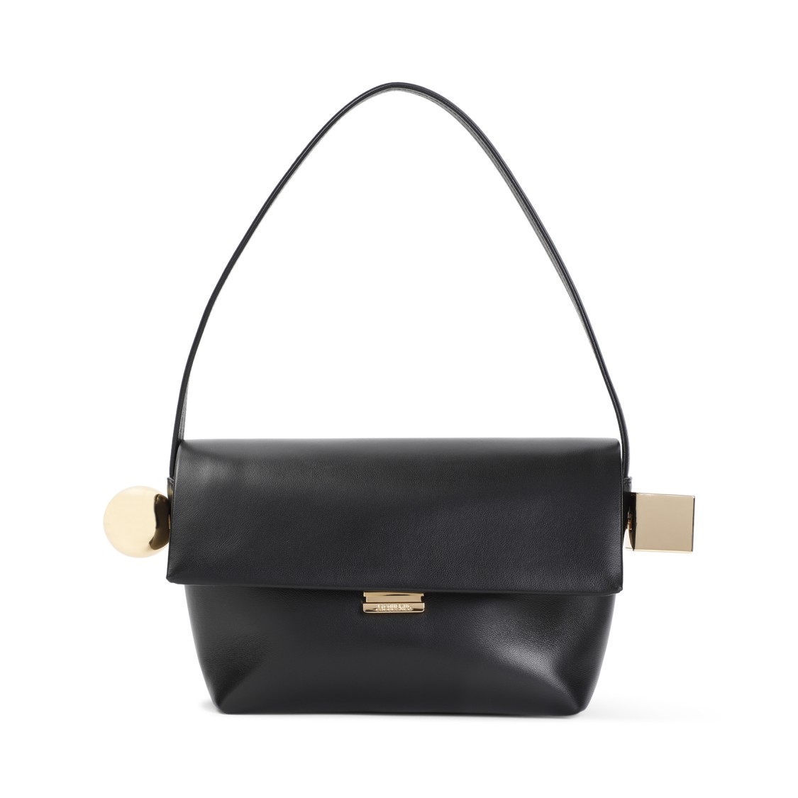 Shop Jacquemus Black Leather Handbag