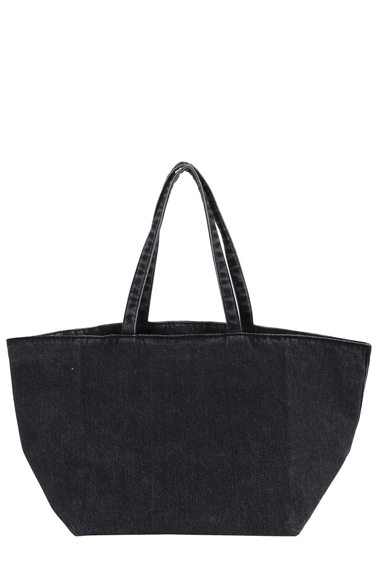 Alexander Wang Punch Tote Bag In Nylon Canvas In Black