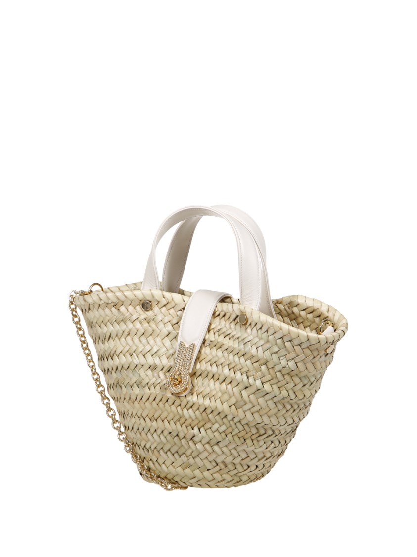 Amato Daniele Queen Basket Mini Bag In Neutrals