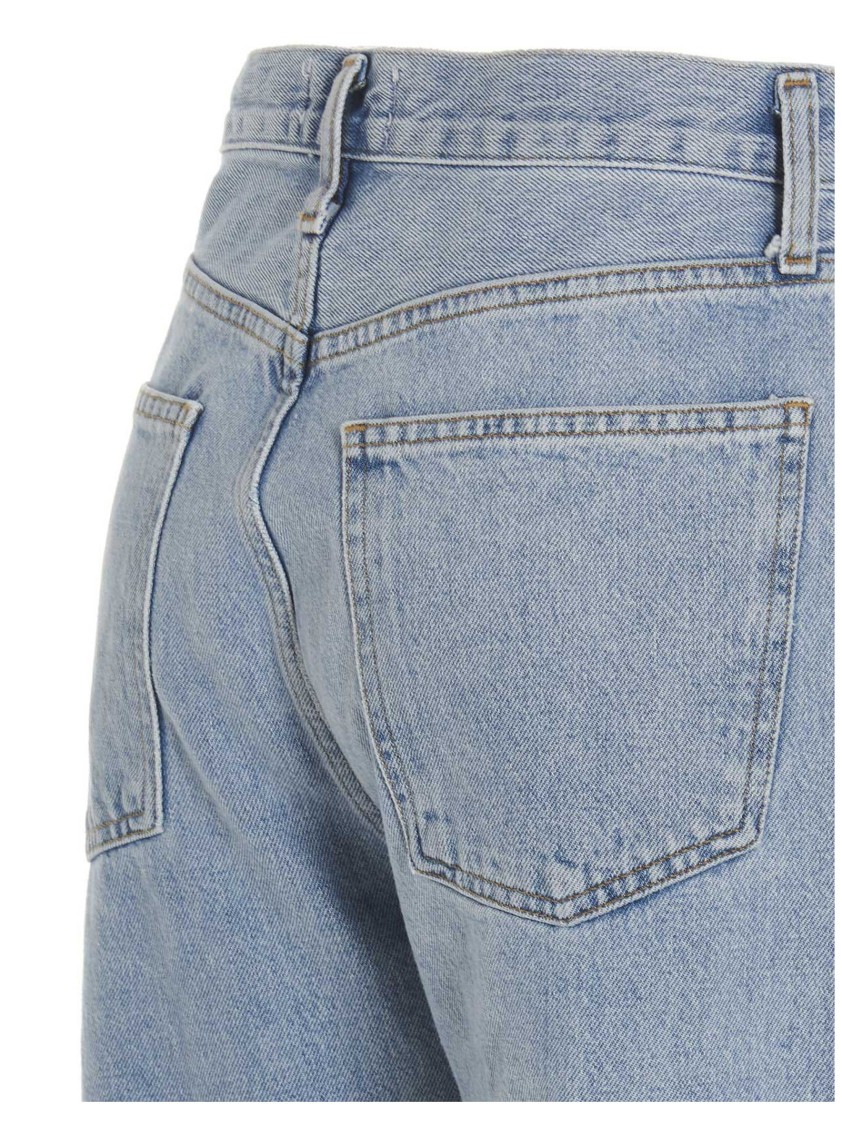 Agolde 'lune Pieced' Jeans In Blue