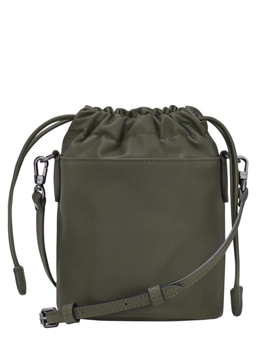 Longchamp Bucket Bag Small Adjustable Strap In Gray