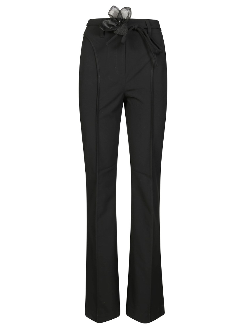 Rotate Birger Christensen Rotate High Waisted Rose Pant In Black