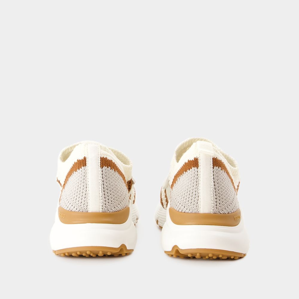 Tod's Sport Run Sneakers - Canvas - Beige | THE LIST