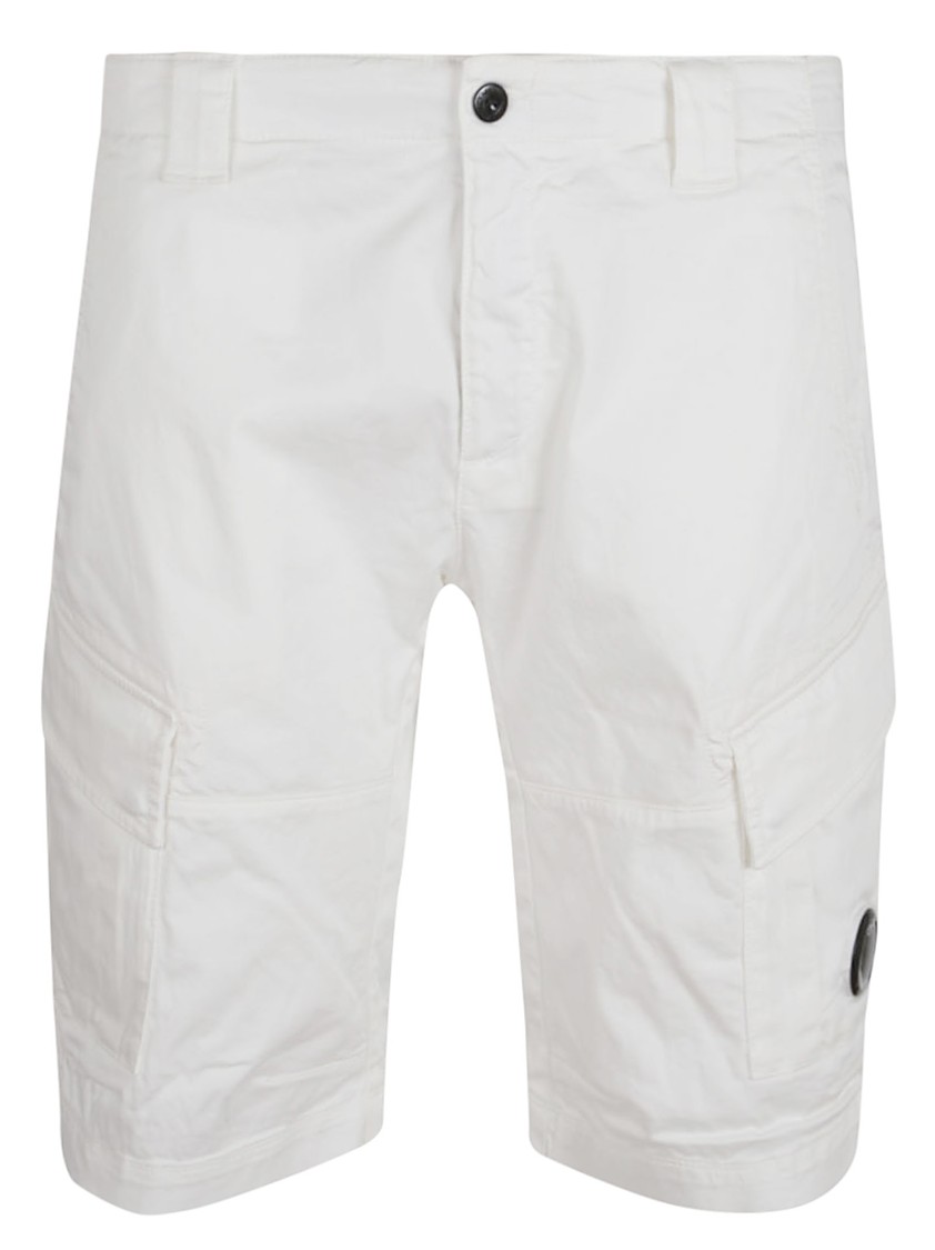 C.p. Company Regular Fit Cargo Shorts With Multiple Pockets