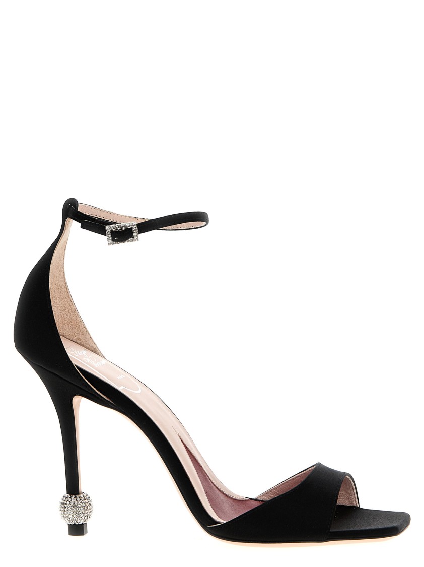Roger Vivier 'marlene' Sandals In Black