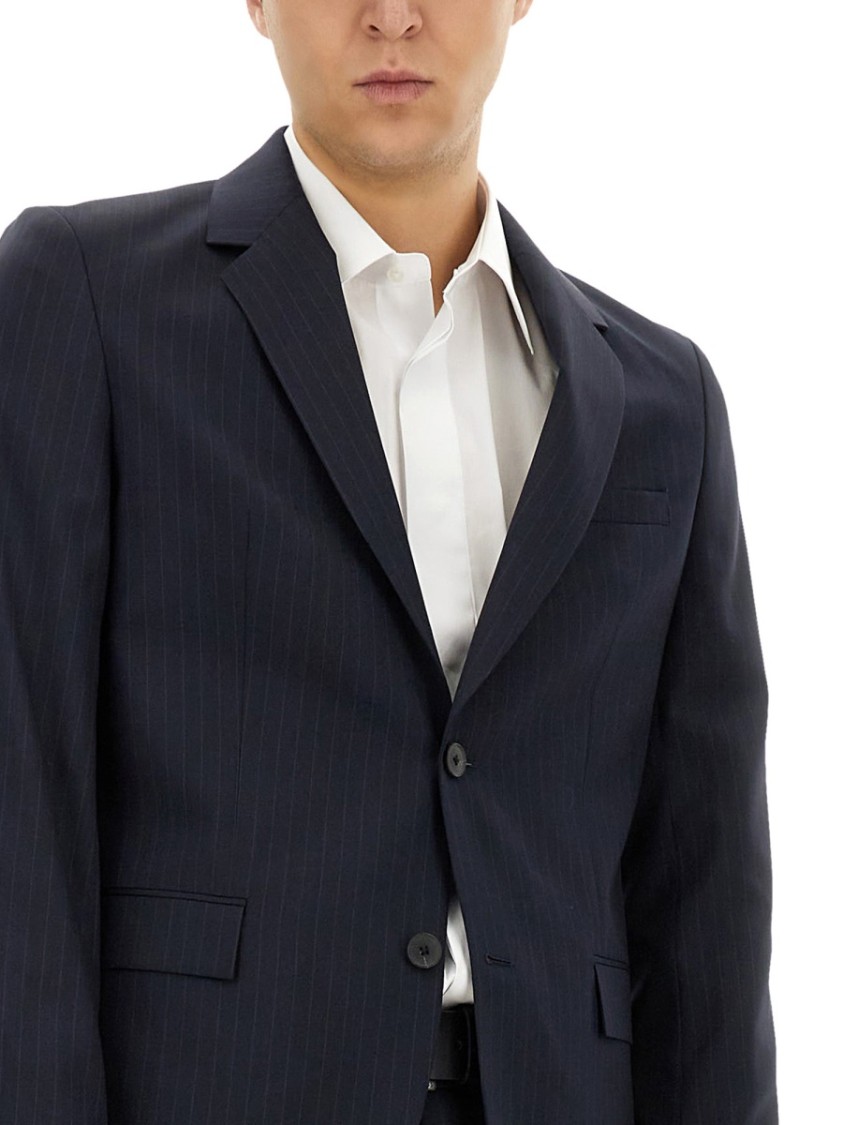 Shop Hugo Boss Boss "slim Fit" Pinstripe Suit In Blue