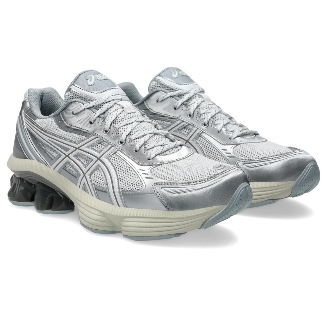 Asics Eco-conscious Sneakers With Advanced Scutoid Gel Technology In Gray