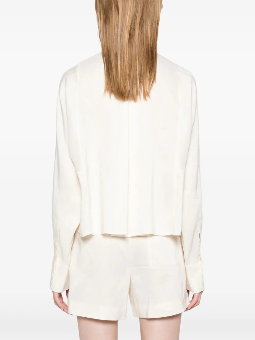 LOULOU STUDIO LOULOU STUDIO LIGHT BEIGE SIARA SHIRT