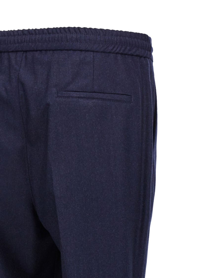Brunello Cucinelli Ankle Length Straight Leg Trousers With Front Pleats