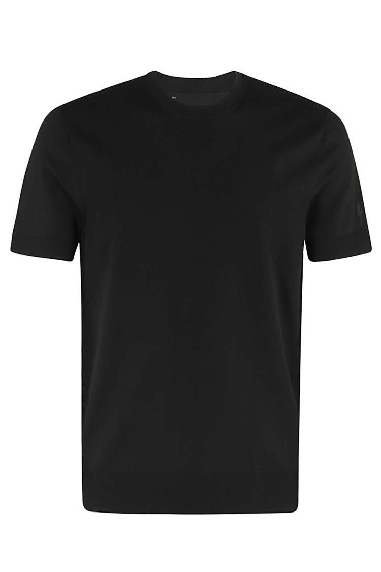 Neil Barrett Tecno Knit T-shirt In Black