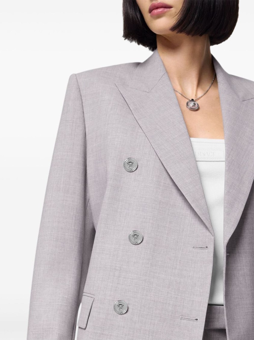 Versace Double-breasted Tailored Jacket