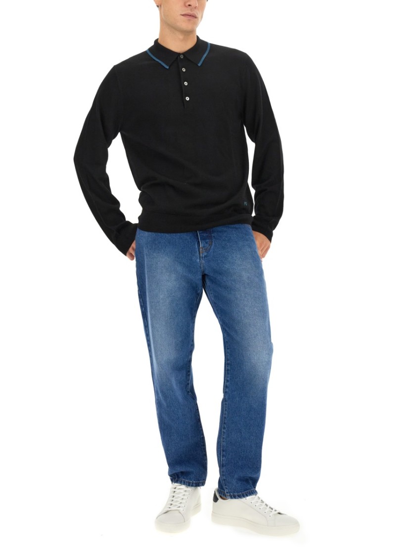 PS BY PAUL SMITH PS PAUL SMITH REGULAR FIT MERINO WOOL POLO