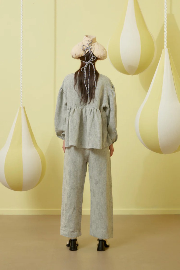 Henrik Vibskov Bowl Blouse With Flared Hem