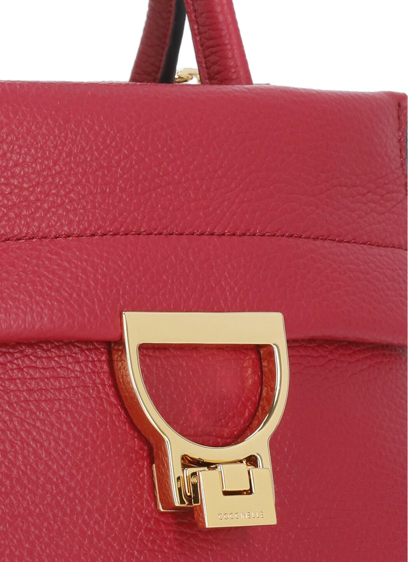 Shop Coccinelle Bordeaux Arlettis Bag In Burgundy