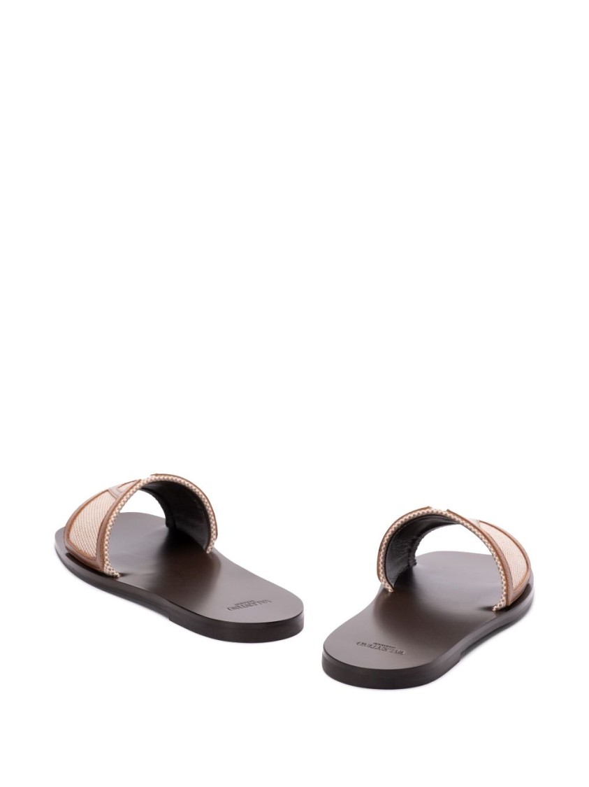 Valentino Garavani Superstar Slide Slipper With Vlogo Detail And Premium Materials