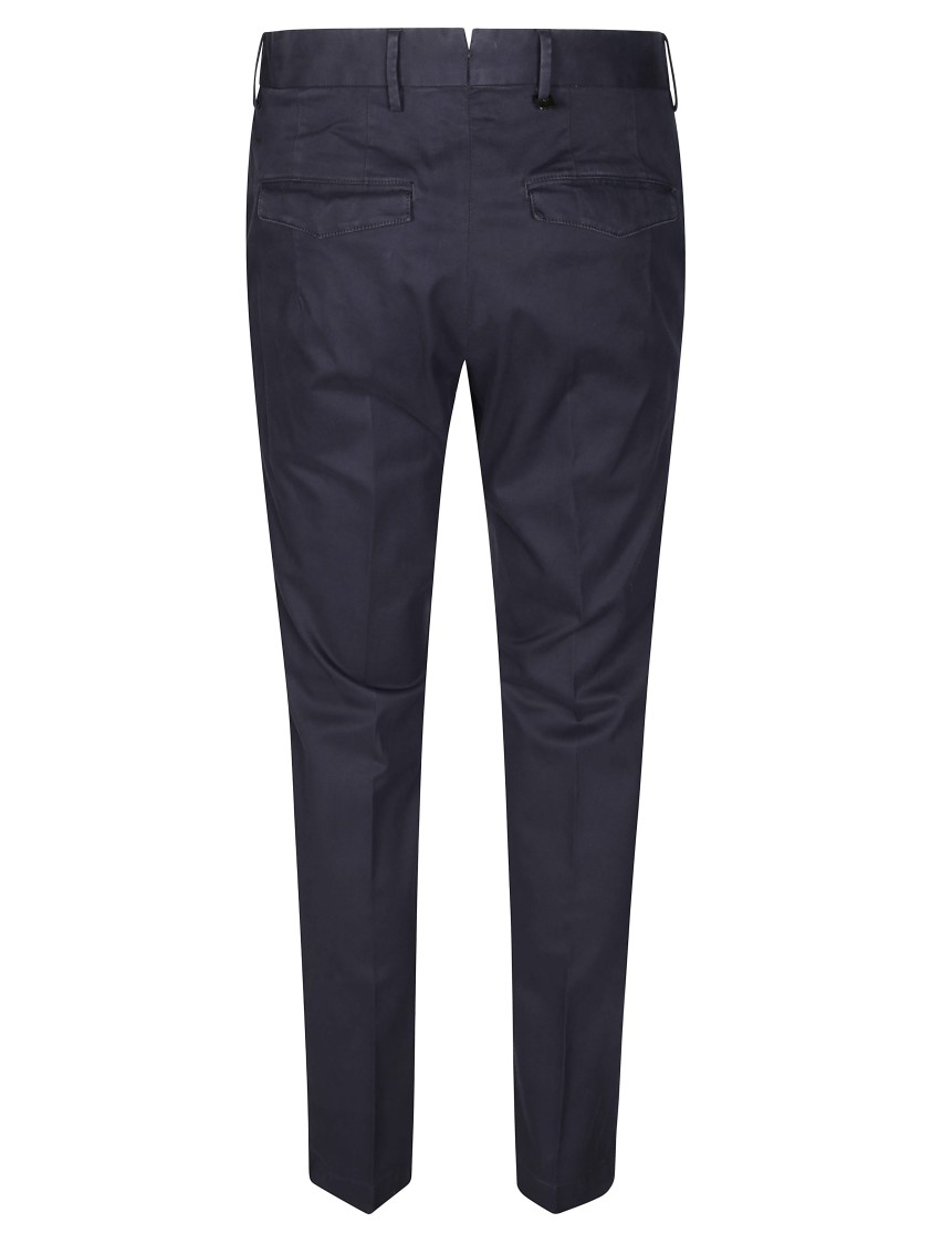 Pt01 Straight-leg Tailored Pants With Clean Finish In Black