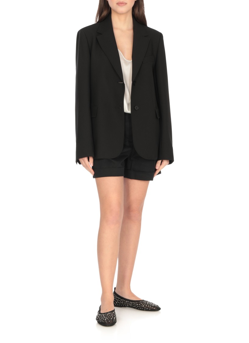 Shop Tory Burch Black Ballet Shoes With Strass