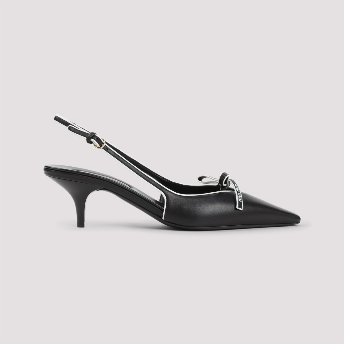 Miu Miu Black Leather Pumps