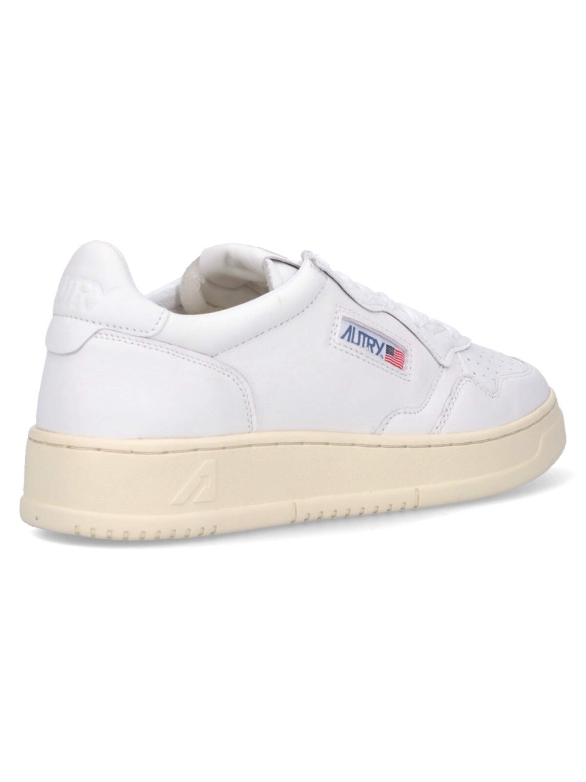 Autry Low-top Sneakers With Smooth Leather Upper And Perforated Detailing
