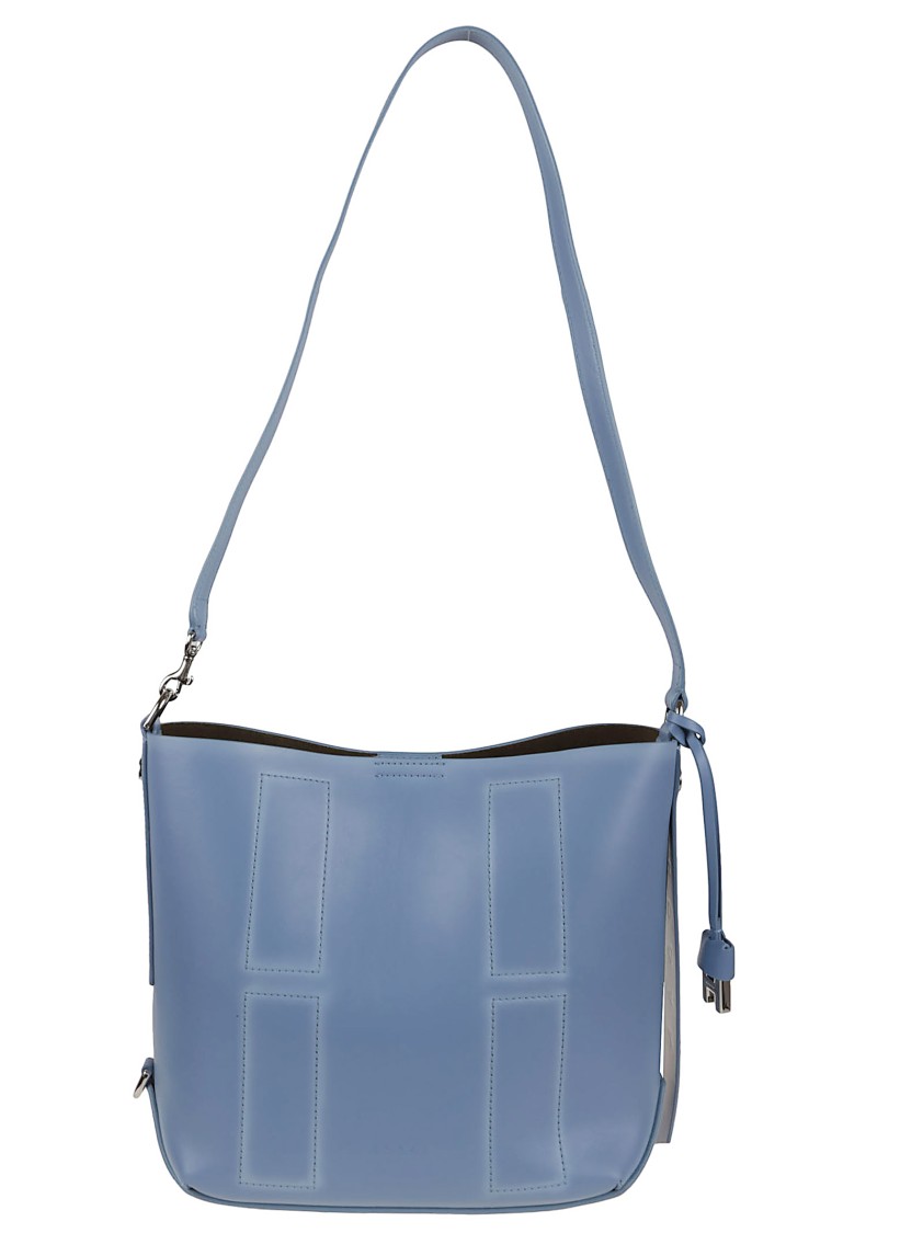 Hogan Smooth Leather Bucket Bag With Adjustable Strap
