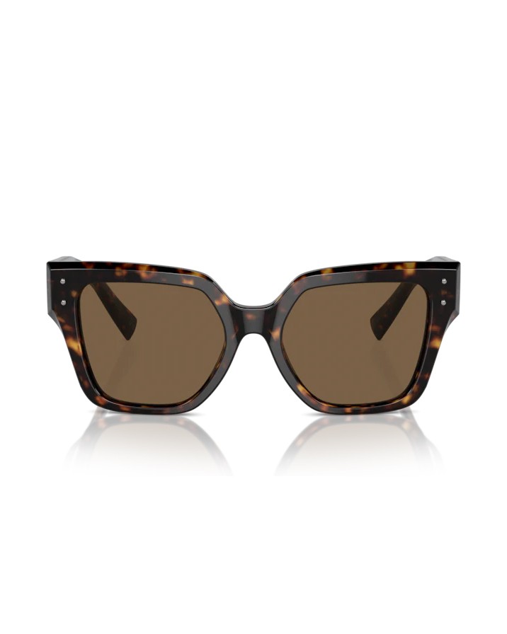 Dolce & Gabbana Square Shape Havana Brown Sunglasses