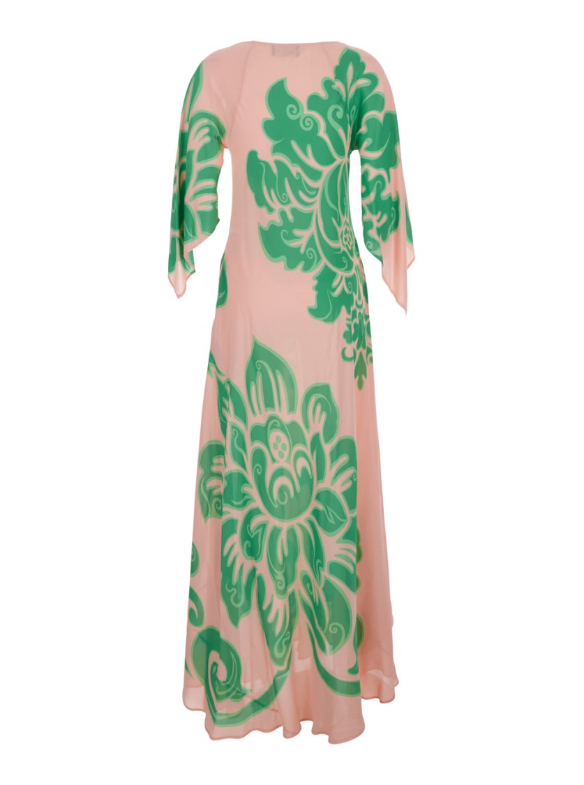 Shop Etro Multicolor Long Dress