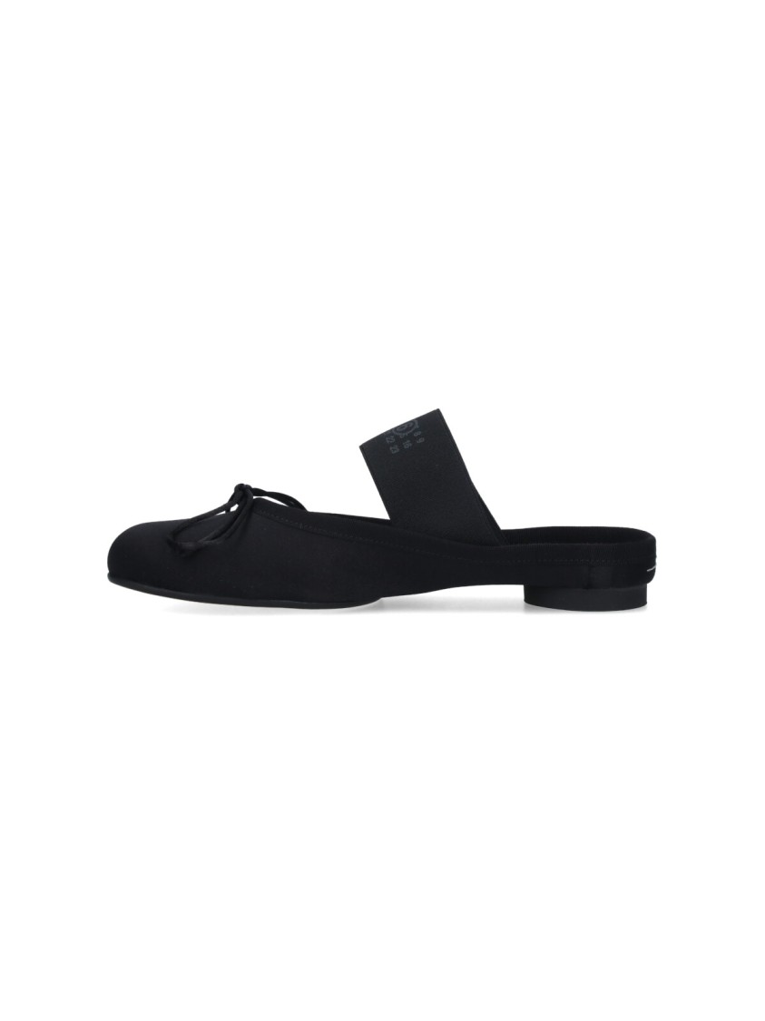 MM6 MAISON MARGIELA MM6 BY MAISON MARGIELA SLIP-ON' BALLERINAS – BLACK 