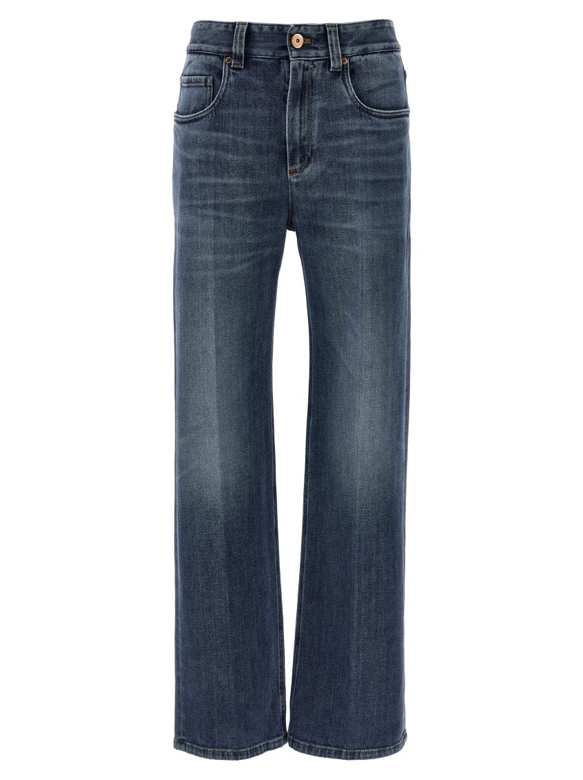 Brunello Cucinelli 'contemporary Loose' Jeans In Black