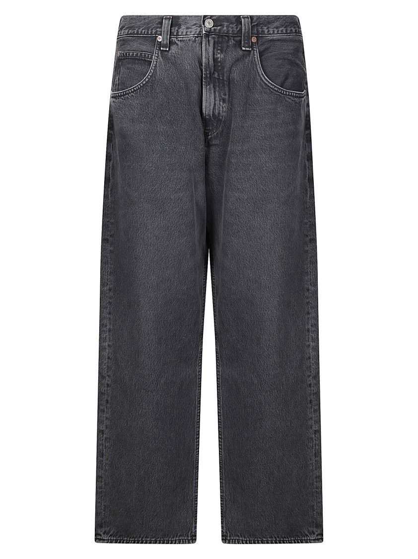 Agolde Fusion Jean In Division In Black