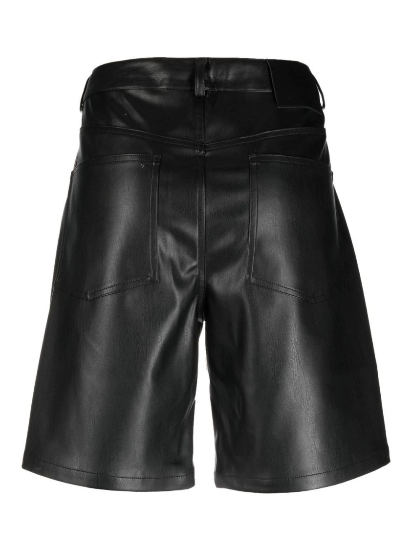 ショートパンツ Proenza Schouler Casual Black Faux Leather Shorts Proenza Schouler Casual Black Faux Leather Shorts | ModeSens