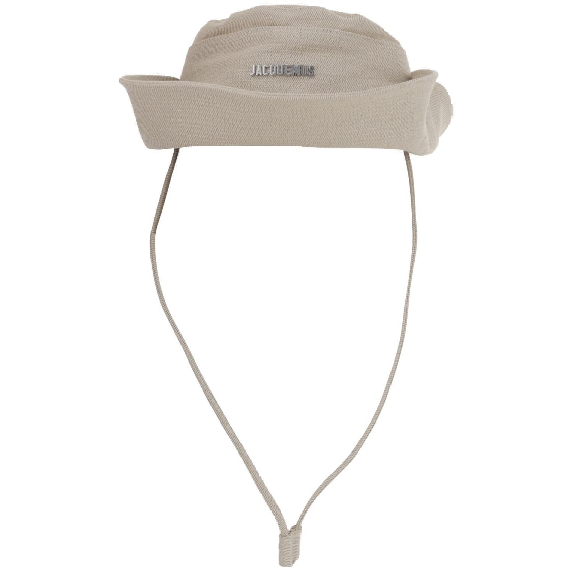 Jacquemus Fisherman Hat With Adjustable Strap In White